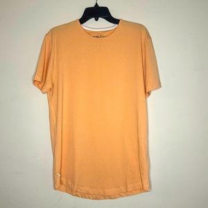 Free Planet. Men’s Orange Large T-Shirt. Slim fit. No holes or damage.